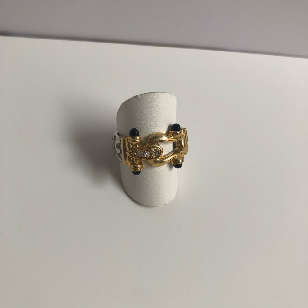 Jewelmint Chevron Stackable Rings + Mixed metal - Picture 8 of 8